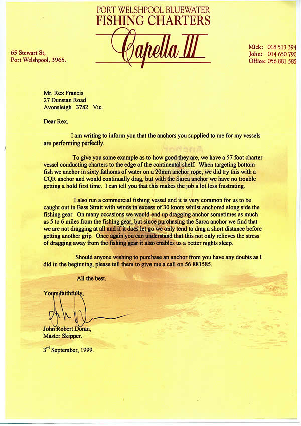 Robert Doran Endorsement